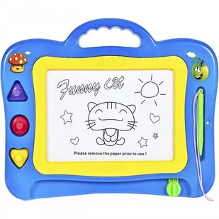 MalPlay ZNIKOPIS TABLICA DO RYSOWANIA Z UCHWYTEM STEMPELKI 213024 - Tablice dla dzieci - miniaturka - grafika 1