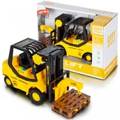Samochody i pojazdy dla dzieci - Wózek Widłowy Skala 1:16 - Światło Dźwięk - miniaturka - grafika 1