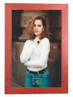 Ramki na zdjęcia - Ramka na jedno zdjęcie w formatu 20x30, czerwona, drewniana listwa - miniaturka - grafika 1