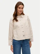 Koszule damskie - Vero Moda Koszula jeansowa Jamie 10331693 Beżowy Relaxed Fit - miniaturka - grafika 1