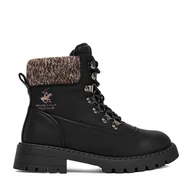 Buty dla dziewczynek - Trapery Beverly Hills Polo Club CEO-CS6135-07 Czarny - miniaturka - grafika 1