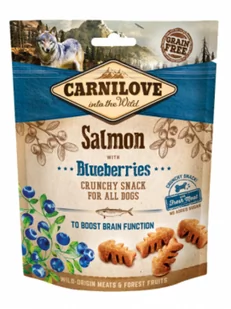 Carnilove Carnilove Crunchy Snack Salmon With Blueberries With Fresh Meat 200g 8595602528851 - Przysmaki dla psów - miniaturka - grafika 1