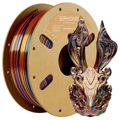 Filamenty i akcesoria do drukarek 3D - ERYONE Silk Twist Rainbow PLA Filament 1kg - Red 1293140EUDF - miniaturka - grafika 1