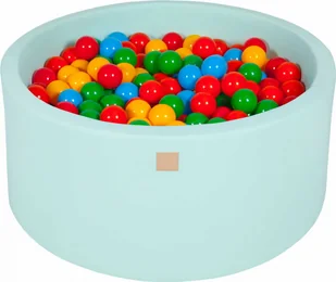 Kula do kąpieli MeowBaby Mint okrągła 90x40cm, kule: żółta/czerwona/ciemnozielona/pomarańczowa/niebieska - Kosmetyki kąpielowe dla dzieci - miniaturka - grafika 1