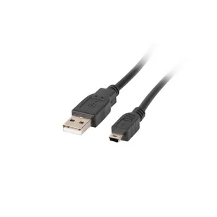 Canon Lanberg KABEL USB MINI AM-BM5P 2.0 CZARNY 30CM LANBERG CA-USBK-10CC-0003-BK - Kable USB - miniaturka - grafika 2