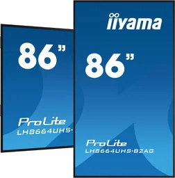 Monitor wielkoformatowy iiyama ProLite LH8664UHS-B2AG 86" 4K ELED VA Android, iiSignage2, eShare, Lan, Wifi, 24/7 - Monitory reklamowe i wyświetlacze - miniaturka - grafika 1