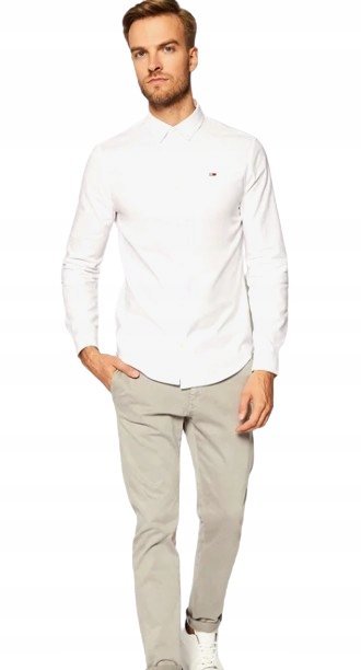 TOMMY JEANS KOSZULA Z DŁUGIM RĘKAWEM LOGO L 17CA