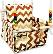 Place zabaw - Huśtawka Elior Huśtawka dla dzieci do domu i ogrodu zygzaki - Berma - miniaturka - grafika 1