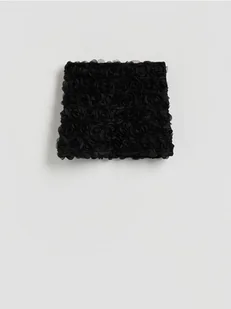 Reserved - Spódnica w kwiaty - czarny - Spódnice - miniaturka - grafika 1