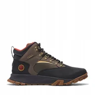 Buty trekkingowe męskie - Timberland Buty Męskie Mt Lincoln Gtx Mid Hiker A61HV Black Brown 44 - miniaturka - grafika 1