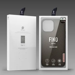Dux Ducis Fino etui pokrowiec pokryty nylonowym materiałem iPhone 13 Pro Max zielony - Etui i futerały do telefonów - miniaturka - grafika 5