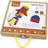 Układanki dla dzieci - Viga VIGA 59687 MAGNETYCZNA UKŁADANKA W WALIZCE 1450 - miniaturka - grafika 1