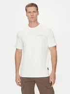 Koszulki męskie - Napapijri T-Shirt S-Vanni NP0A4IED Biały Regular Fit - miniaturka - grafika 1