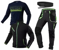 Odzież robocza - Komplet męskiej odzieży roboczej BHP, roz. M NEO Spodnie + Polar + T-Shirt - miniaturka - grafika 1