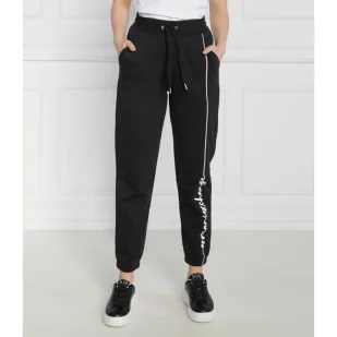 Armani Exchange Spodnie dresowe | Regular Fit - Dresy damskie - miniaturka - grafika 1