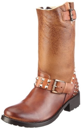 Buffalo London kozaki Cow Montone, brązowy - Braun Cognac 01-37 EU