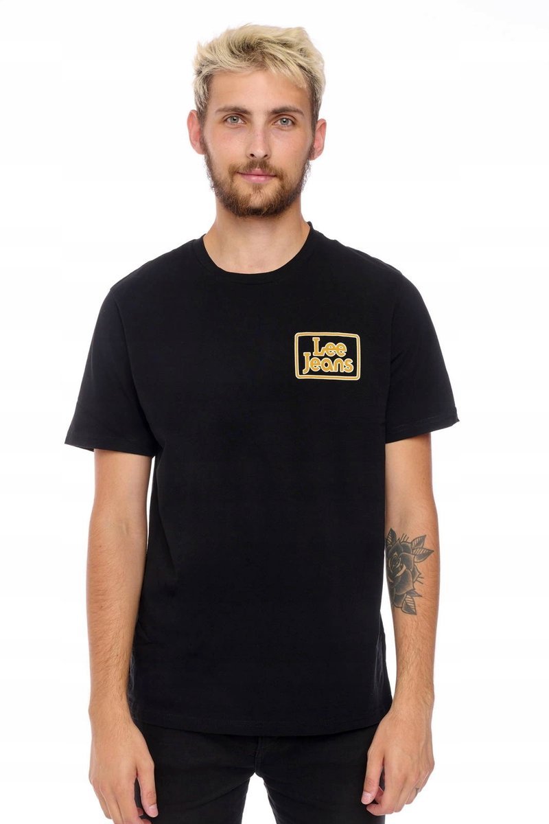 LEE JEANS TEE BLACK L65LFE01 S