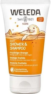 Weleda KIDS kremowy szampon i żel do mycia ciała dla dzieci RADOSNA POMARAŃCZA 150 ml - Kosmetyki kąpielowe dla dzieci - miniaturka - grafika 1