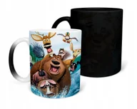 Kubki - KUBEK MAGICZNY Z NADRUKIEM- GRIZZY I LEMINGI RÓŻNE WZORY DO WYBORU+ IMIĘ - miniaturka - grafika 1