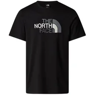 Koszulki sportowe męskie - Koszulka męska The North Face M S/S Easy Tee Rozmiar: L / Kolor: czarny - miniaturka - grafika 1
