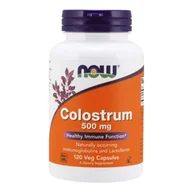 Witaminy i minerały - Now Foods NOW Colostrum 500mg 120vegcaps - miniaturka - grafika 1