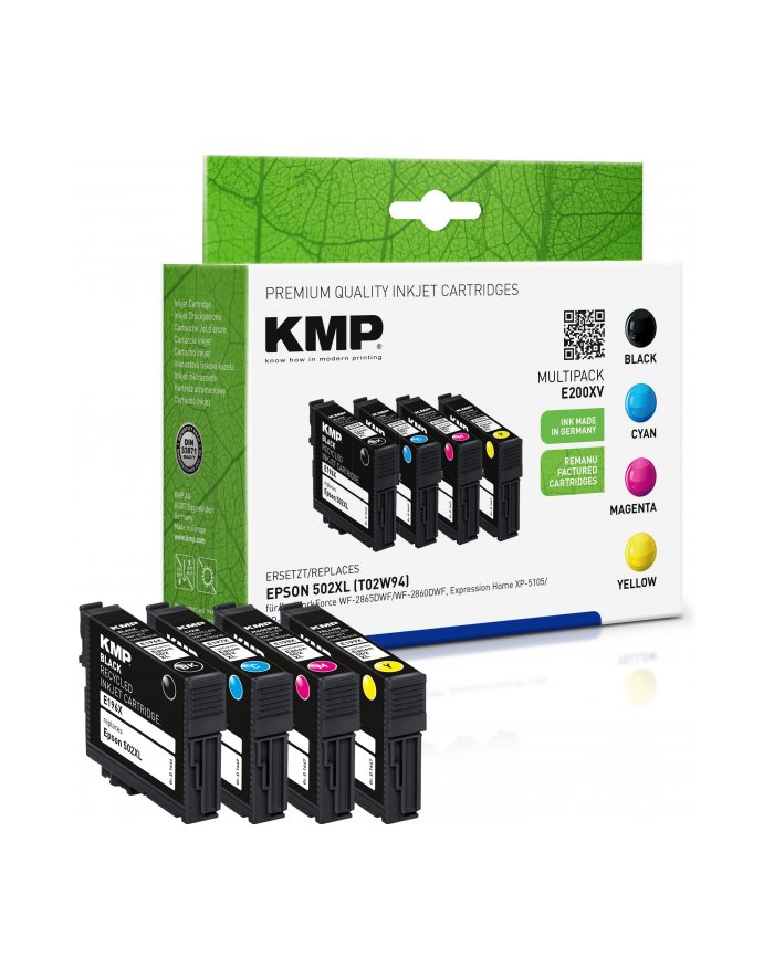 KMP E196XV multipak BK/C/M/Y kompatybilny z Epson T 02W6 1646,4005