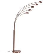 Lampy pozostałe - Beliani Lampa stojąca miedziana FLINDERS - miniaturka - grafika 1