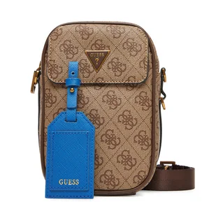 Saszetka Guess HMMILO P5425 Brązowy - Torby męskie - miniaturka - grafika 1