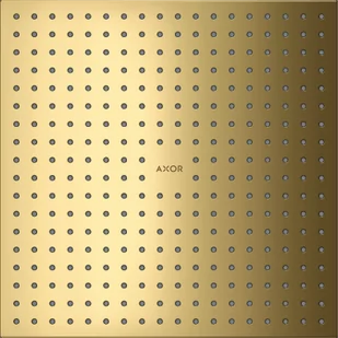 Axor ShowerSolutions deszczownica 30 cm kwadratowa sufitowa złoty optyczny polerowany 35317990 - Deszczownice - miniaturka - grafika 1