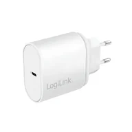 Pozostałe akcesoria do telefonów - Adapter USB-C LogiLink, 20 W Power Delivery, szybkie ładowanie, biały - miniaturka - grafika 1