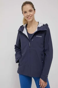 Columbia kurtka outdoorowa Omni-Tech Ampli-Dry kolor granatowy przejściowa - Kurtki i kamizelki sportowe damskie - miniaturka - grafika 1