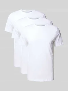 T-shirt o kroju regular fit z czystej bawełny w zestawie 3 szt. - Koszulki męskie - miniaturka - grafika 1