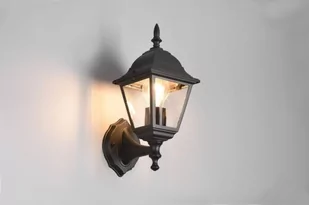 Livenza kinkiet zewnętrzny elewacyjny 1xE27 czarny 205760132 - Lampy ogrodowe - miniaturka - grafika 1