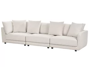 Sofa 3-osobowa z otomaną złamana biel SIGTUNA - Sofy i kanapy - miniaturka - grafika 4