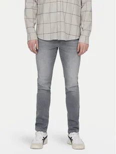 Only & Sons Jeansy Loom 22028265 Szary Slim Fit - Spodnie męskie - miniaturka - grafika 1