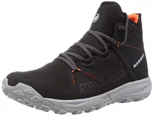 Mammut Męskie buty trekkingowe Saentis Pro WP, Czarny żywy pomarańczowy, 46 EU - Buty trekkingowe męskie - miniaturka - grafika 1