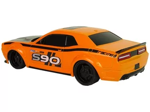 Zdalnie Sterowane Auto Sportowe 1:24 Wyścigi Pomarańczowe 27 R/C Pilot - Zabawki zdalnie sterowane - miniaturka - grafika 4