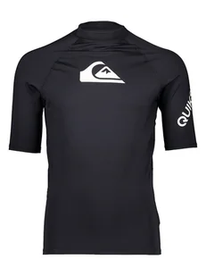 Quiksilver Koszulka kąpielowa w kolorze czarnym - Kąpielówki męskie - miniaturka - grafika 1