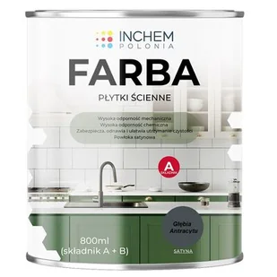 Farba płytki ścienne zestaw 800 ml Głębia Antracytu - Farby wewnętrzne - miniaturka - grafika 1