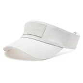 Czapki damskie - Daszek Tommy Hilfiger Tommy Coast Visor AW0AW14799 Biały - miniaturka - grafika 1