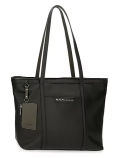 Torebki damskie - Pepe Jeans Shopper bag w kolorze czarnym - 49 x 42 x 11 cm - grafika 1