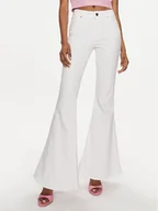Spodnie damskie - Fracomina Jeansy FP24SV8040W61501 Biały Bootcut Fit - miniaturka - grafika 1