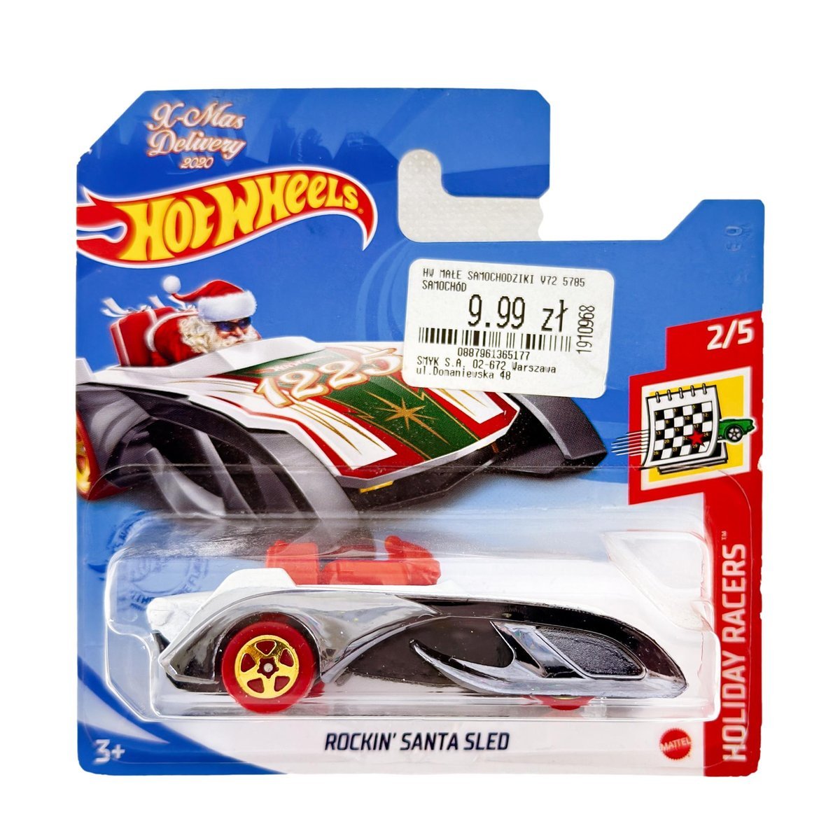 HOT WHEELS ROCKIN SANTA SLED