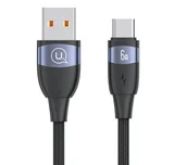 Kable USB - USAMS SJ631USB01 USB do USB-C 2m Czarny - miniaturka - grafika 1