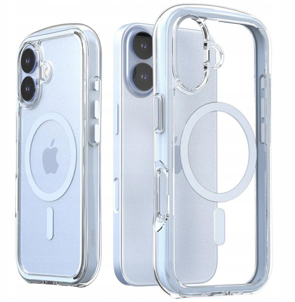 Araree Duple M Air MagSafe Case for iPhone 17 Blue