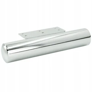 Noga meblowa Baryłka srebrny chrom fi 40 dł 200 mm okrągła metalowa stopka - Meble modułowe i akcesoria - miniaturka - grafika 1