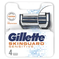 Akcesoria i części do maszynek do golenia - Gillette Skinguard Sensitive Wkłady 4szt - miniaturka - grafika 1