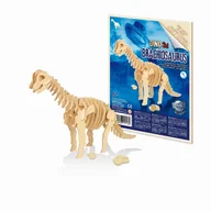 Zabawki kreatywne - Buki Drewniany model do składania dinozaura Brachiozaur - miniaturka - grafika 1