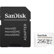 Karty pamięci - SANDISK High Endurance Monitoring, microSD, 256 GB, Class C10 + adapter - miniaturka - grafika 1