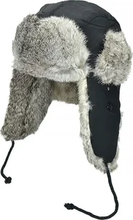 Fox Czapka uszatka czarna r. XL - Czapki damskie - miniaturka - grafika 1